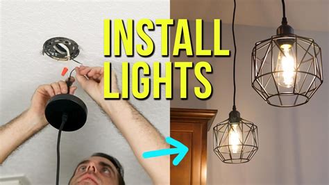 How To Install A Light Fixture If There Is No Electrical 